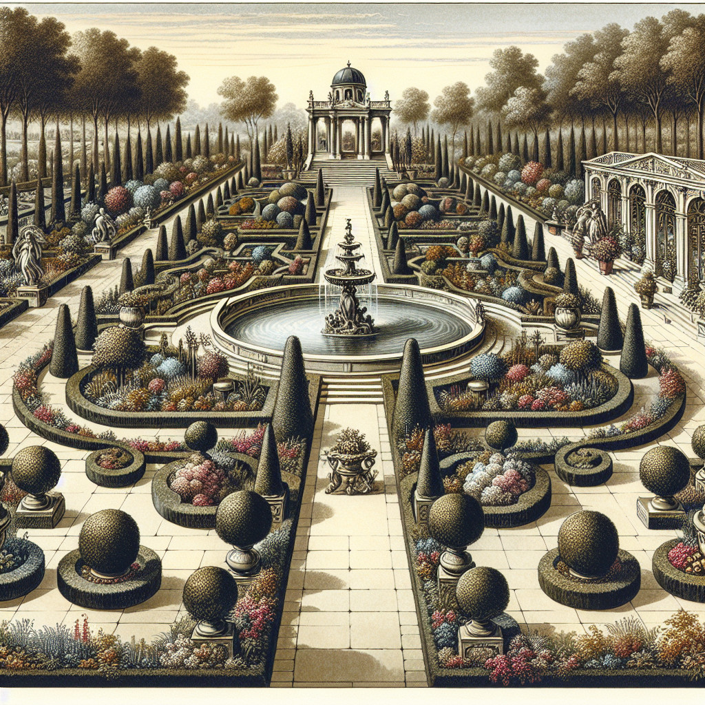 Ogród w stylu francuskim: Symetria i elegancja w ogrodzie