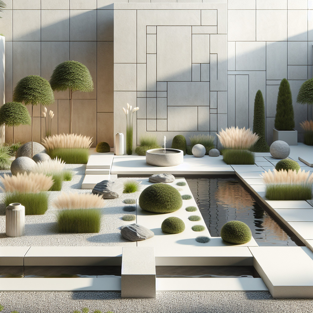 Ogród w stylu minimalistycznym: Proste i eleganckie rozwiązania