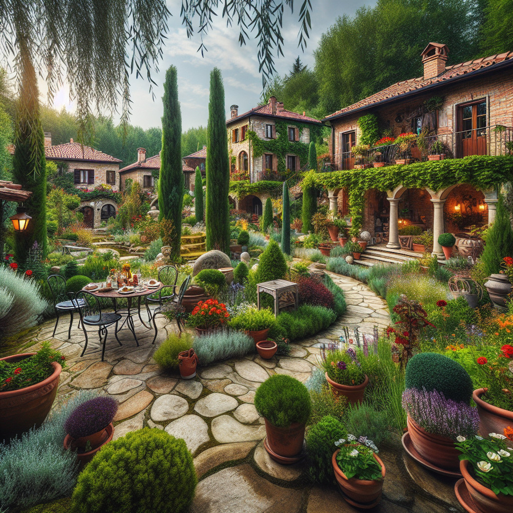Ogród w stylu toskańskim: Włoska elegancja w polskim ogrodzie