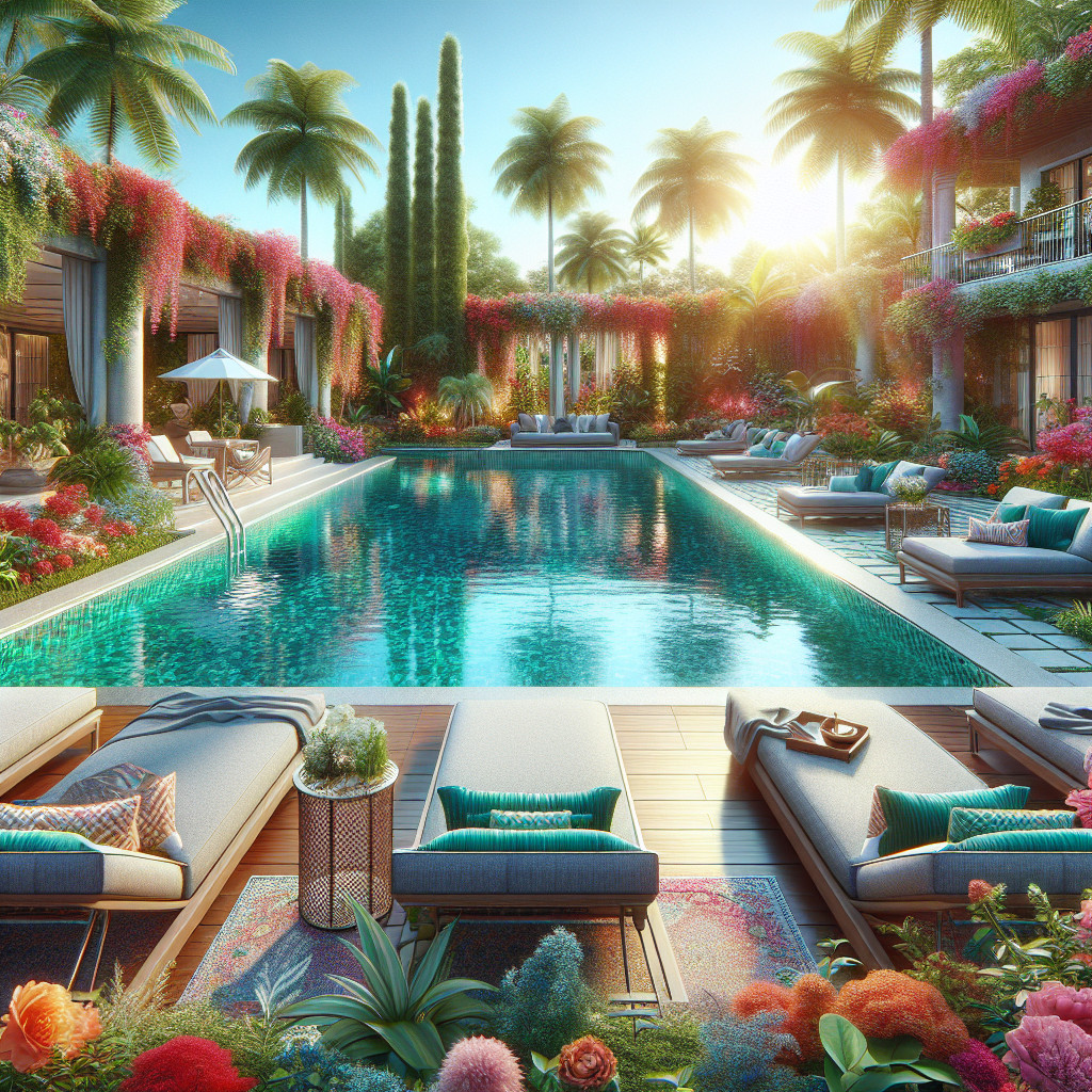 Ogród z basenem: Luksusowa strefa relaksu w Twoim podwórku