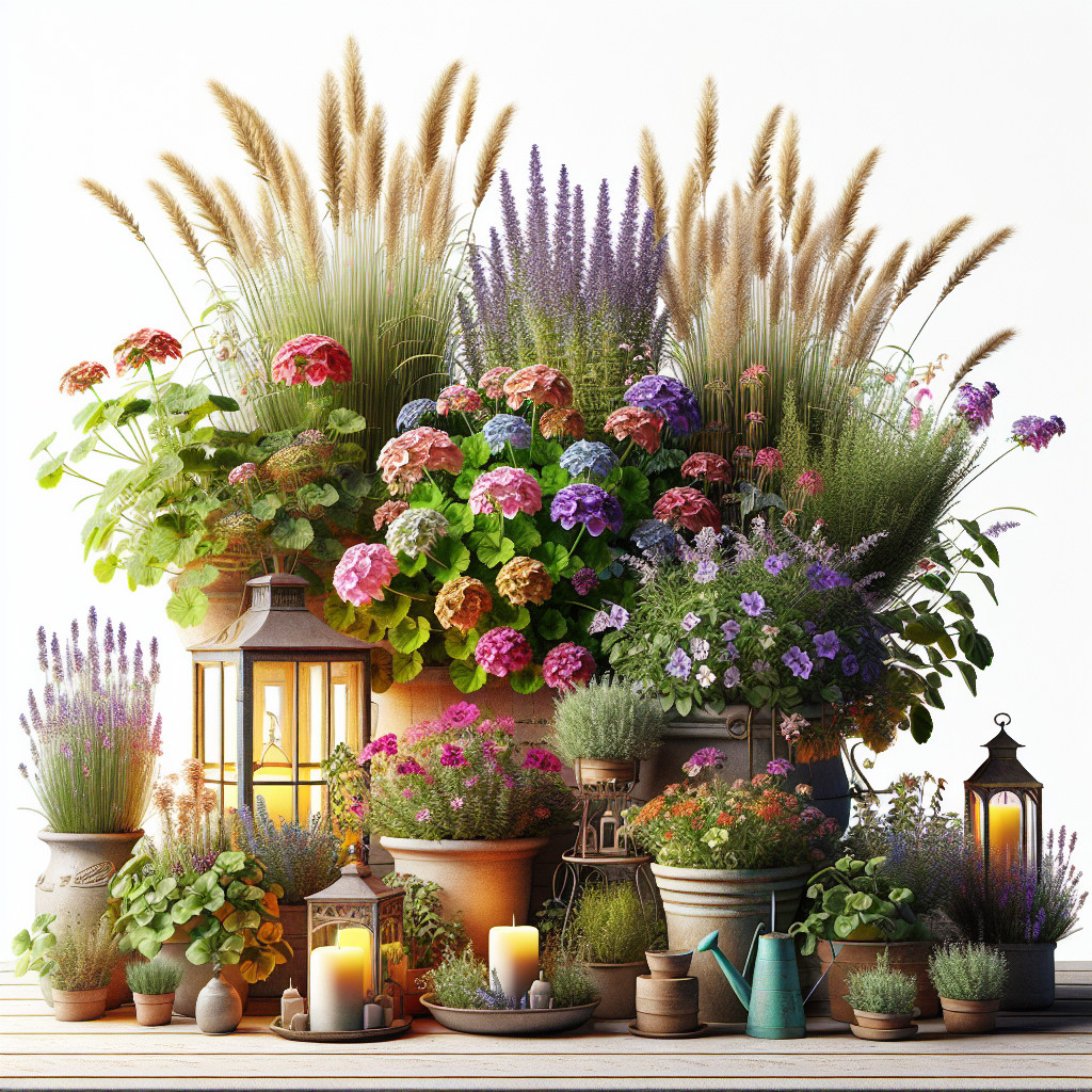 Rośliny ozdobne na balkon: Pachnące i kolorowe kompozycje