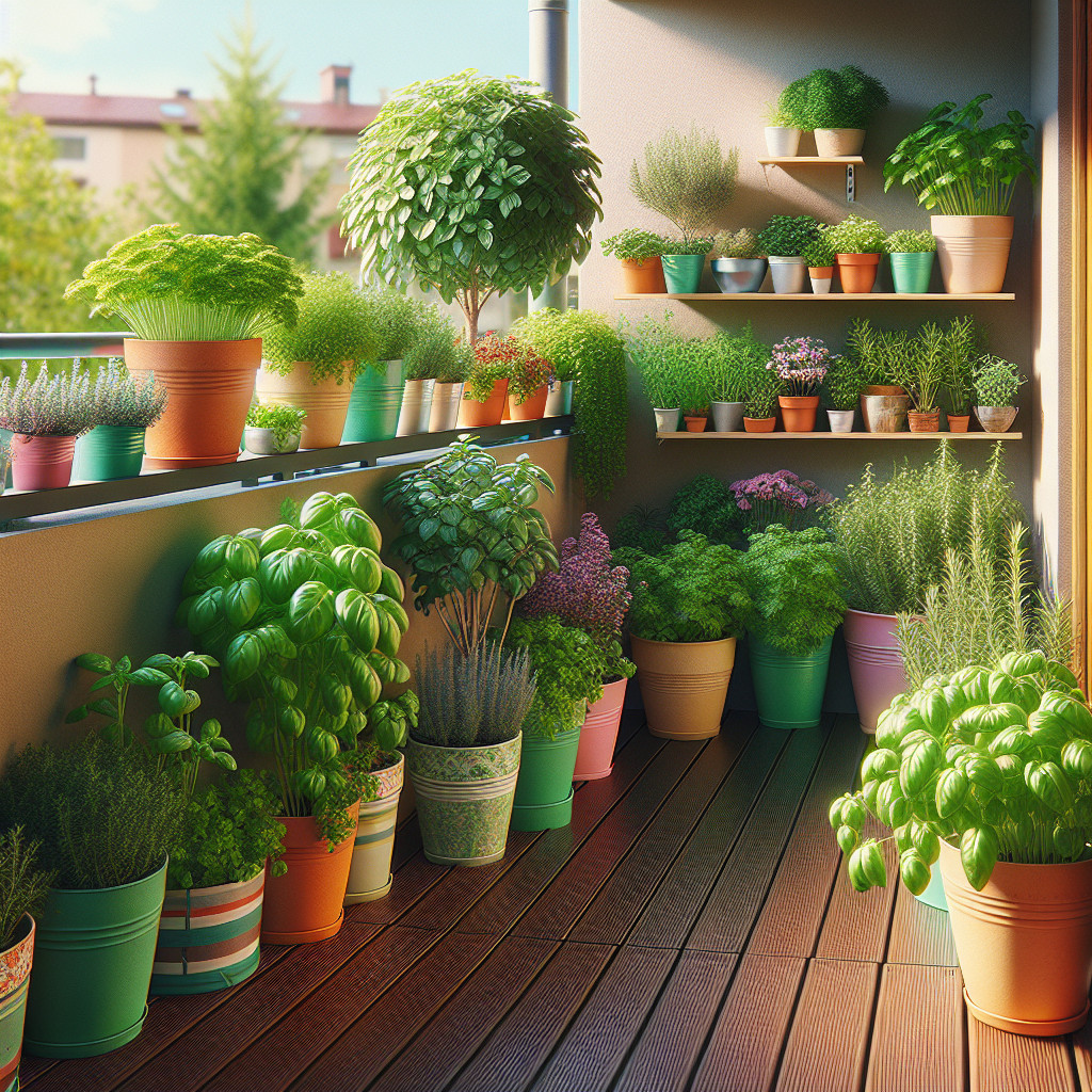 Rośliny ziołowe na balkon: Jak stworzyć ogródek ziołowy w małej przestrzeni?