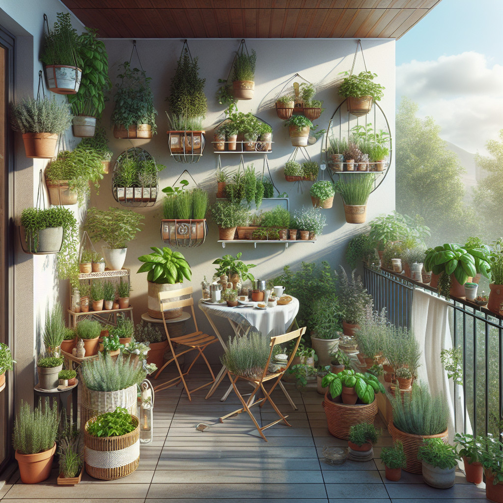 Rośliny ziołowe na balkon: Jak stworzyć ogródek ziołowy w małej przestrzeni?